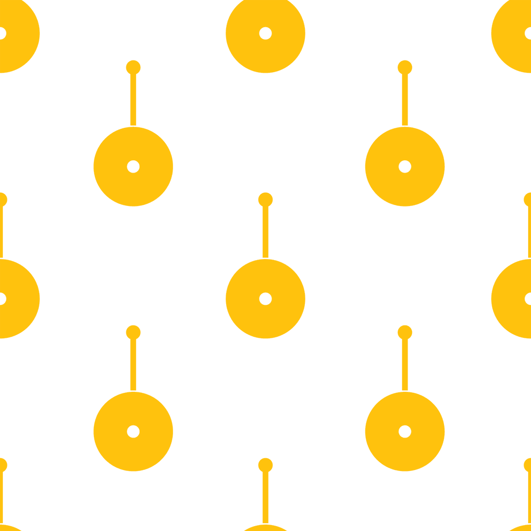 Abstract Yellow Shapes on Black Transparent Background Design