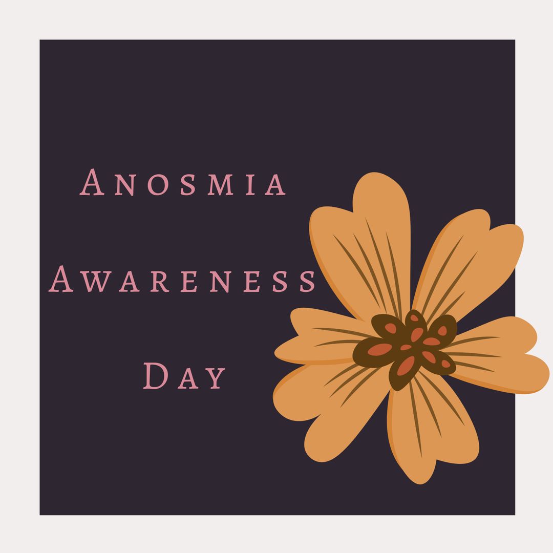 Anosmia Awareness Design with Floral Theme