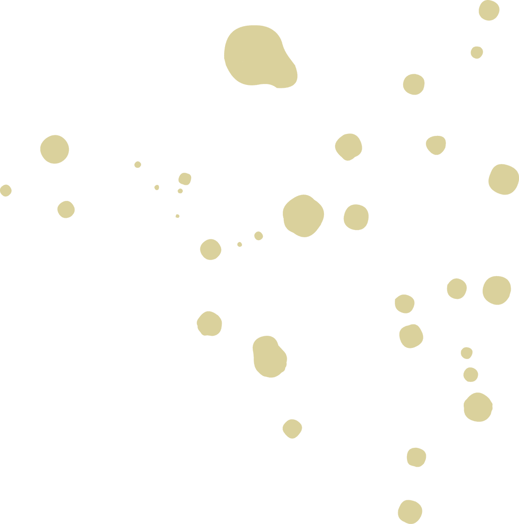 Organic Beige Blobs Vector Art on Transparent Background