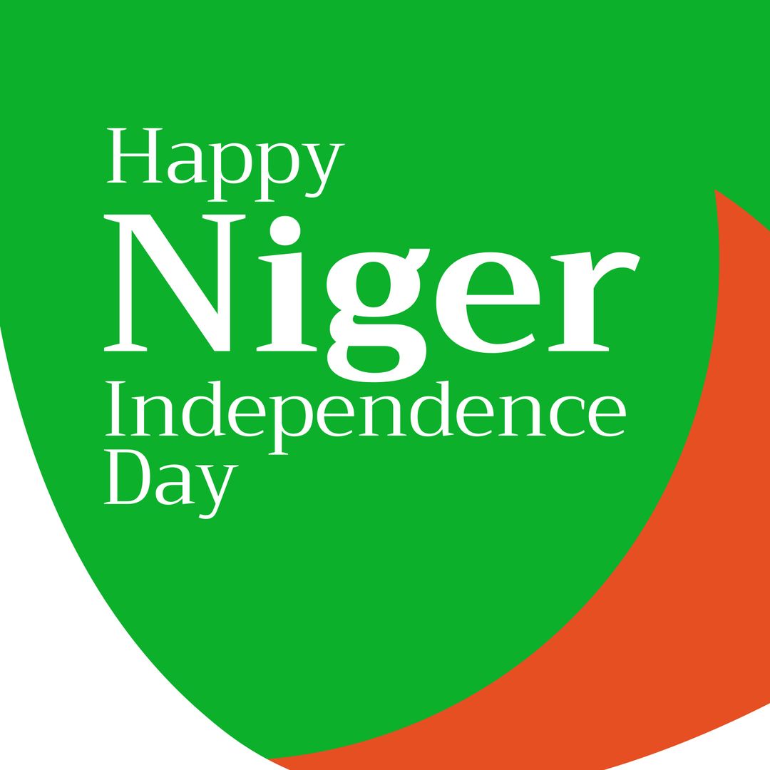 Patriotic Illustration Celebrating Niger Independence Day