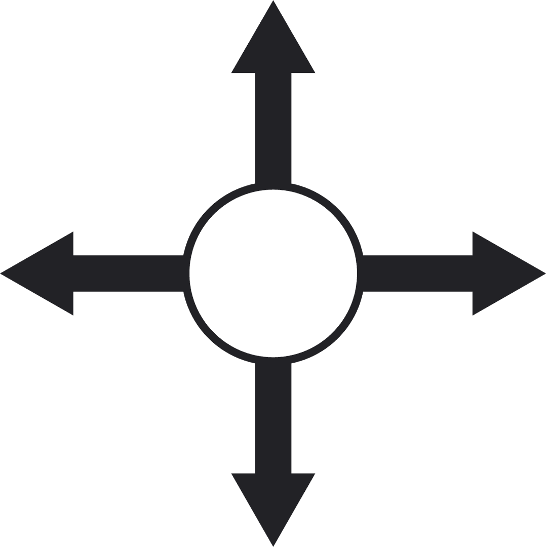 Simple Directional Arrow Symbol with Circle on Transparent - Download Free Stock Images Pikwizard.com