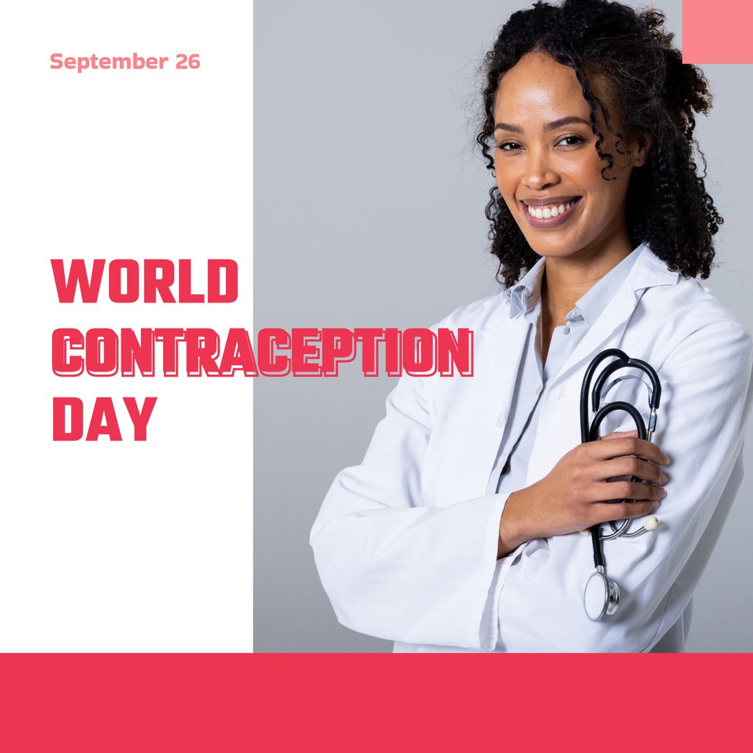World Contraception Day with Smiling Female Doctor