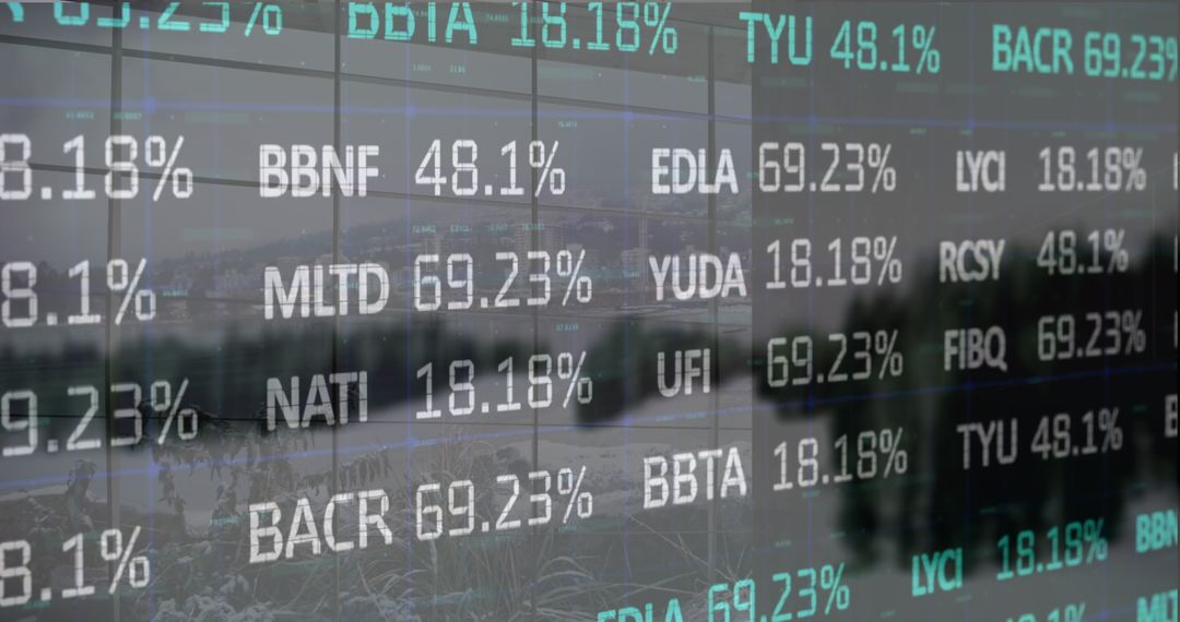 Global Economy and Data Stock Market Analysis Concept