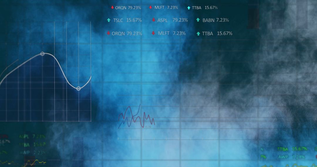 Futuristic Digital Dashboard in Tech Control Room