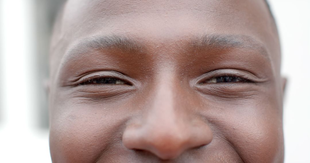 Close-Up of Smiling African American Woman Showing Joy - Free Images, Stock Photos and Pictures on Pikwizard.com