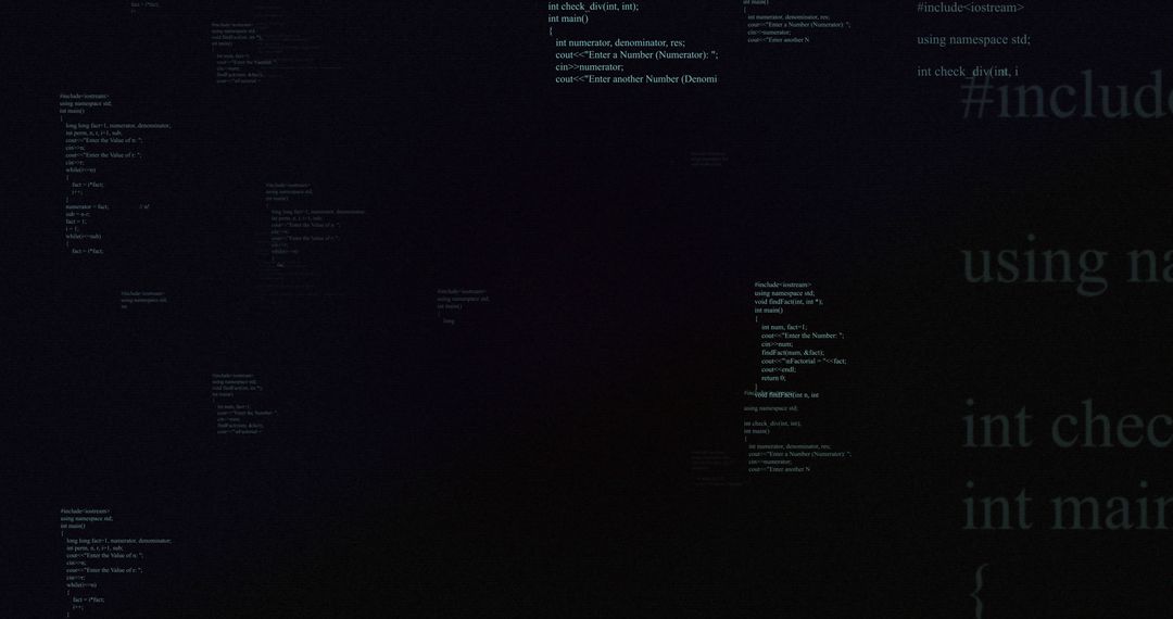 Dark Coded Text Background for Programmers