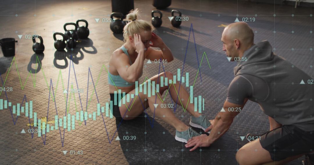Fitness Data Tracking in Gym Training Session