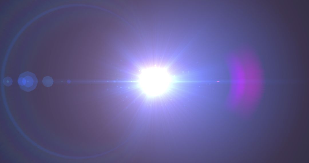 Hypnotic Purple Light in Motion