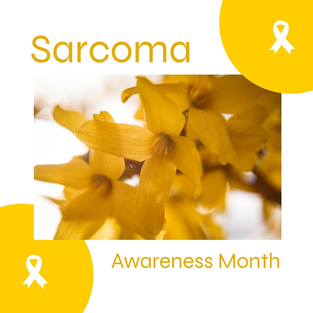 Sarcoma Awareness Month Celebration with Yellow Flowers