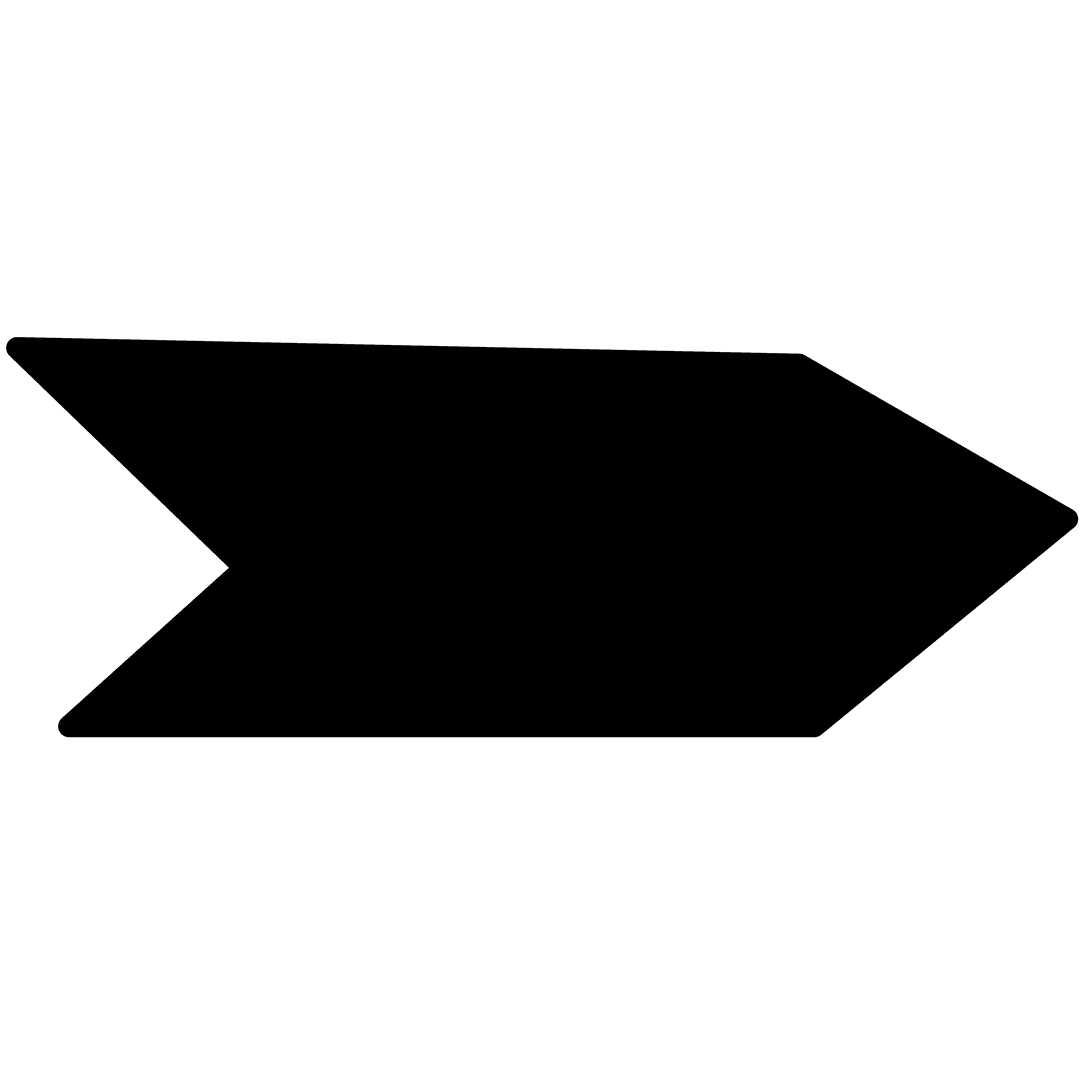 Black Silhouette Guidepost Transparent PNG with Arrows