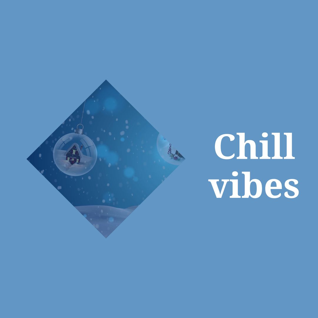 Chill Vibes with Cozy Winter Scenery Background