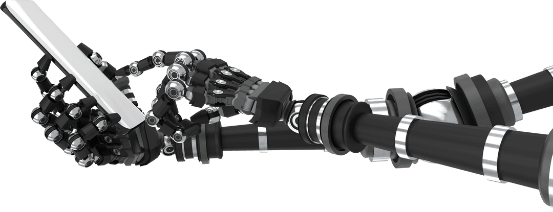 Robotic Arms Holding Smartphone: Transparent Technology Design