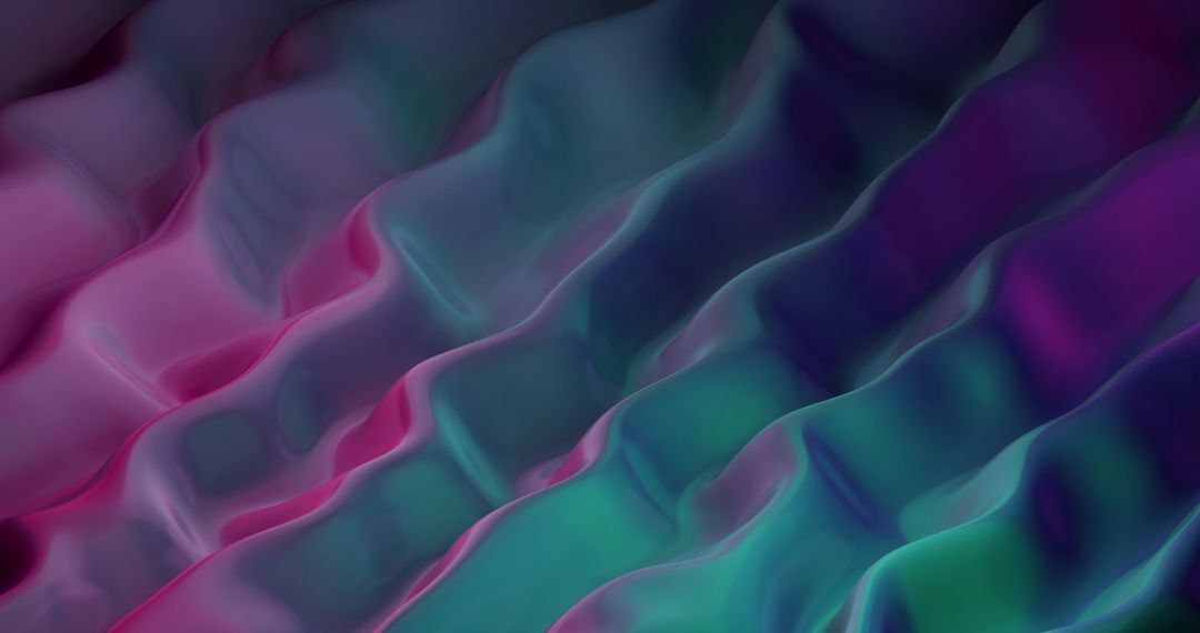 Colorful Abstract Fluid Waves in Seamless Motion