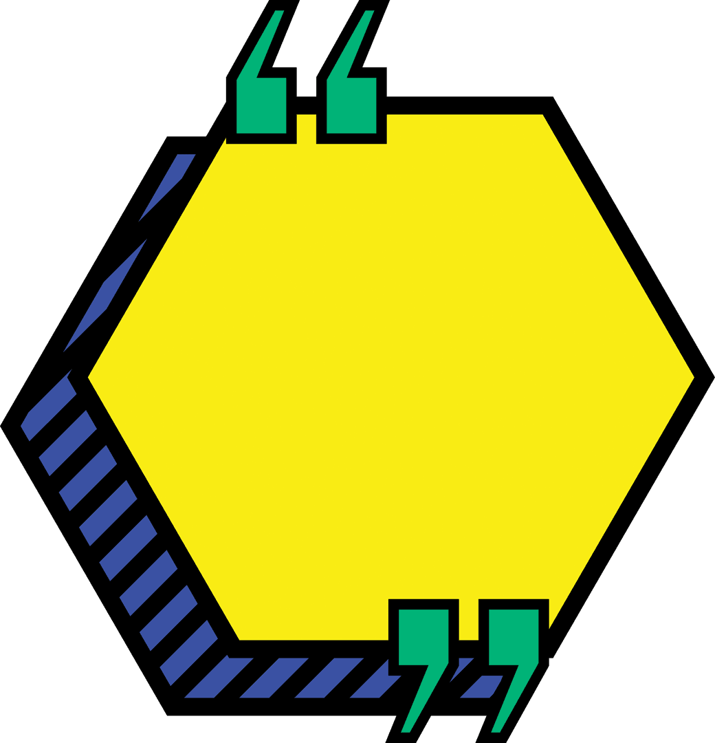 Colorful Speech Bubble on Transparent Background for Communication