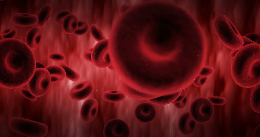 Close-Up View of Red Blood Cells in Bloodstream - Free Images, Stock Photos and Pictures on Pikwizard.com