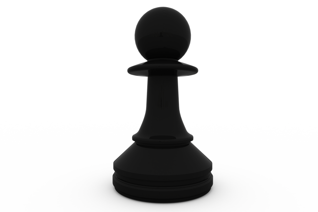 Digital PNG Black Chess Pawn on Transparent Background - Download Free Stock Images Pikwizard.com