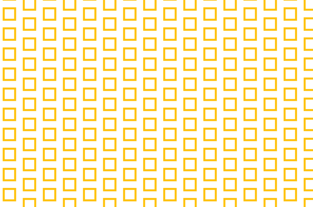 Yellow Geometric Square Pattern on Transparent Background