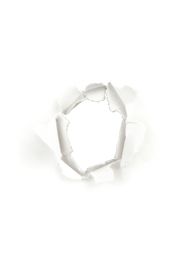 Transparent Torn Paper Circle Hole Isolated on White Background - Download Free Stock Images Pikwizard.com