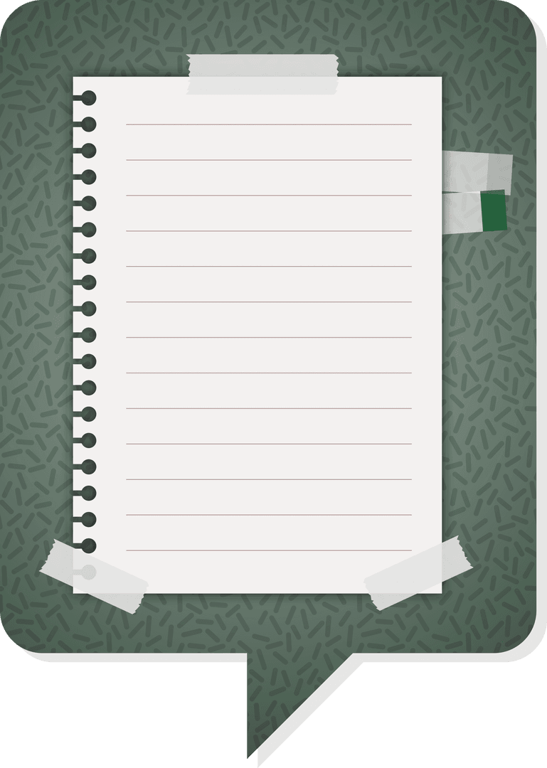 Speech Bubble with Notes on Transparent Background - Download Free Stock Images Pikwizard.com
