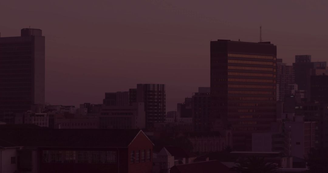 Database Recovery and Data Analysis Displayed Over Cityscape at Dusk - Free Images, Stock Photos and Pictures on Pikwizard.com