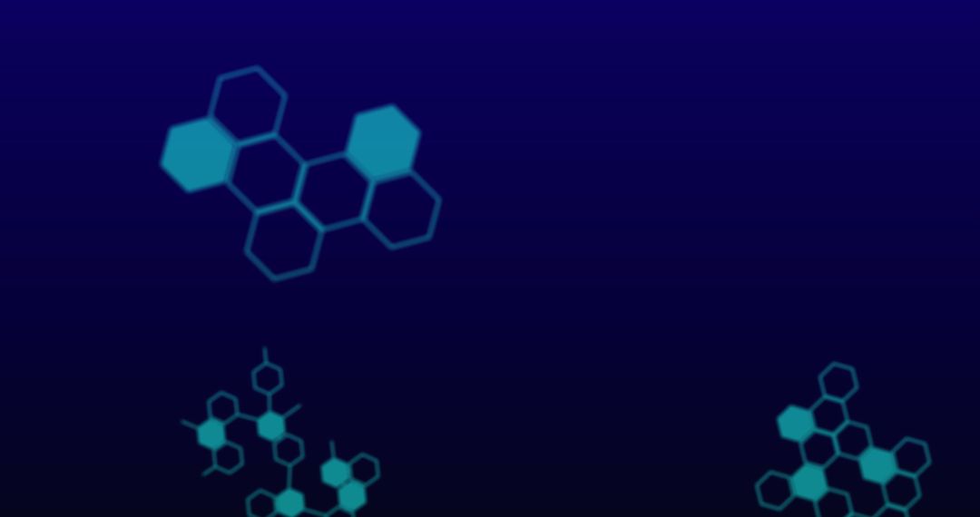 Abstract Molecular Structure and Data Concept