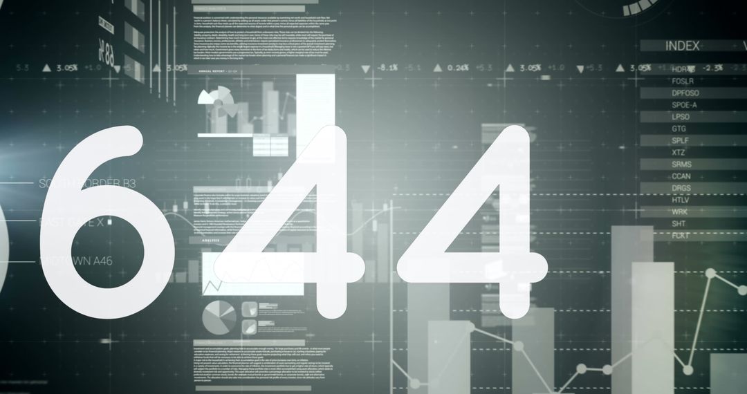 Dynamic Data Flow and Statistics in Digital Interface - Free Images, Stock Photos and Pictures on Pikwizard.com