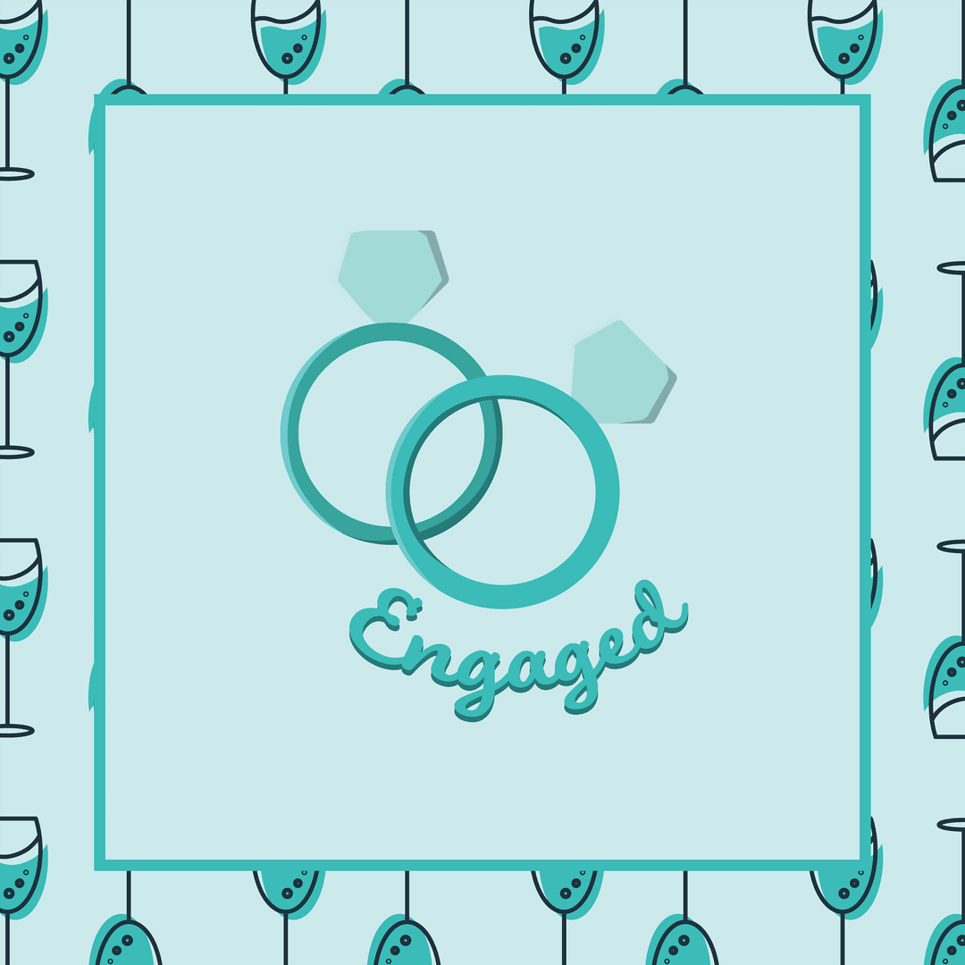 Transparent Engaged Rings with Elegant Design Inspiration Background