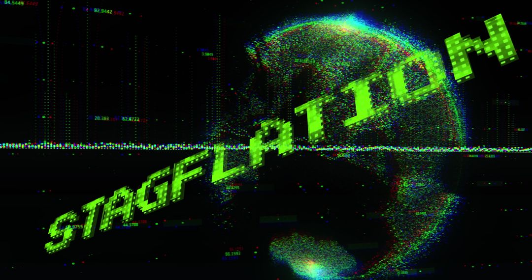 Digital Visualization of Stagflation in Global Economy