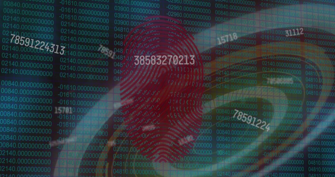 Digital fingerprint overlaid on data stream and binary code analysis