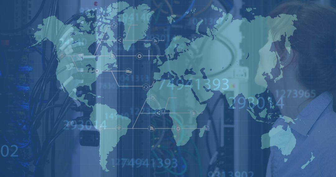 Global Networking Cybersecurity Infrastructure with Digital Overlay