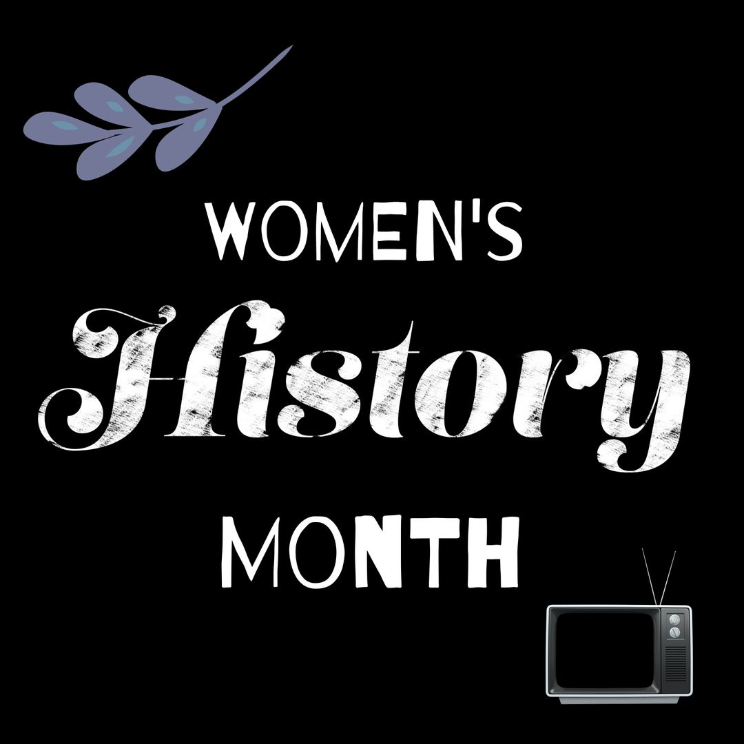 Women's History Month Celebration in Bold Typography