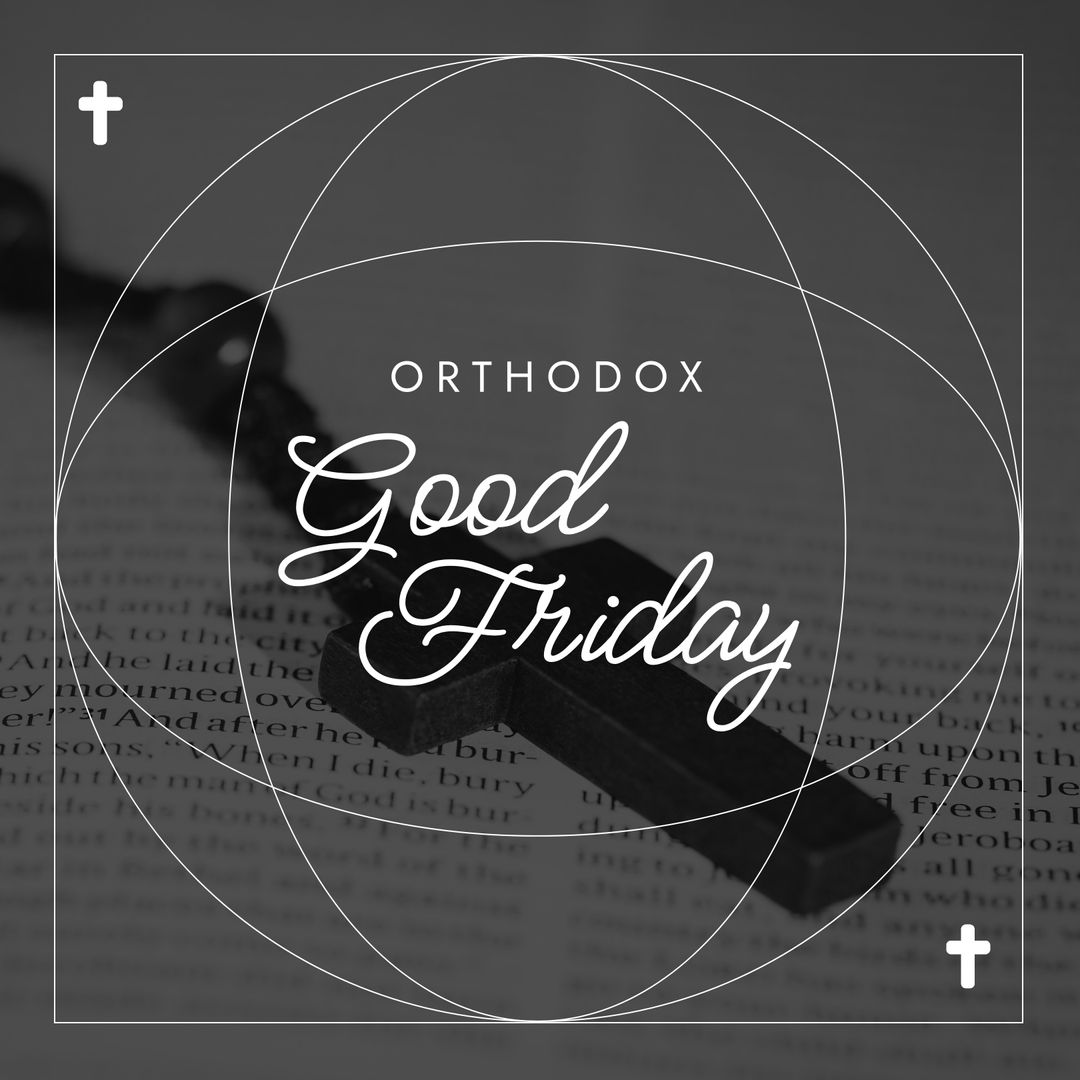 Orthodox Good Friday Concept Background