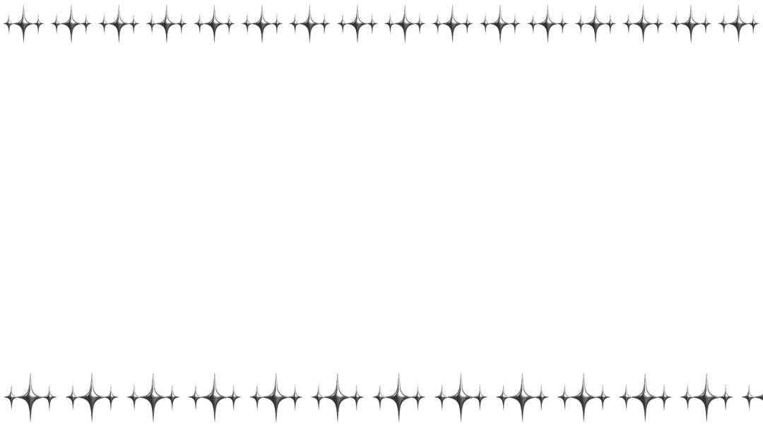 Artistic Metal Star Frame on Transparent Canvas with Ornamental Design