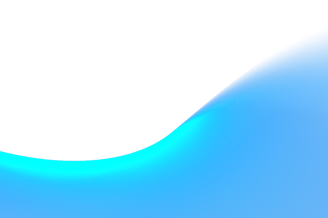 Blue Rounded Gradient on Transparent Background for Creative Designs