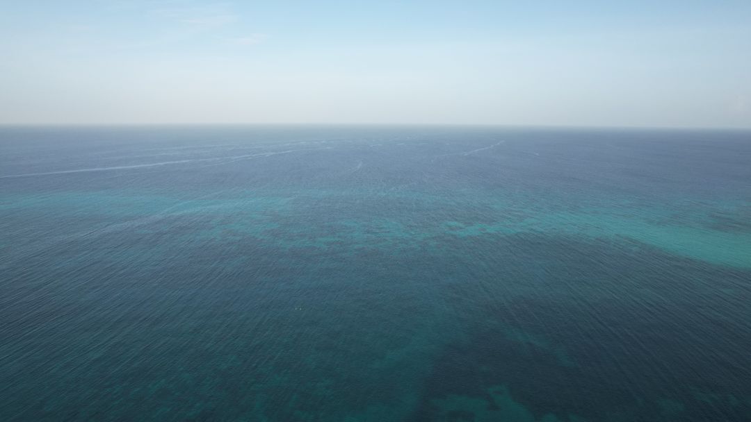 Tranquil Ocean Horizon with Gentle Waves