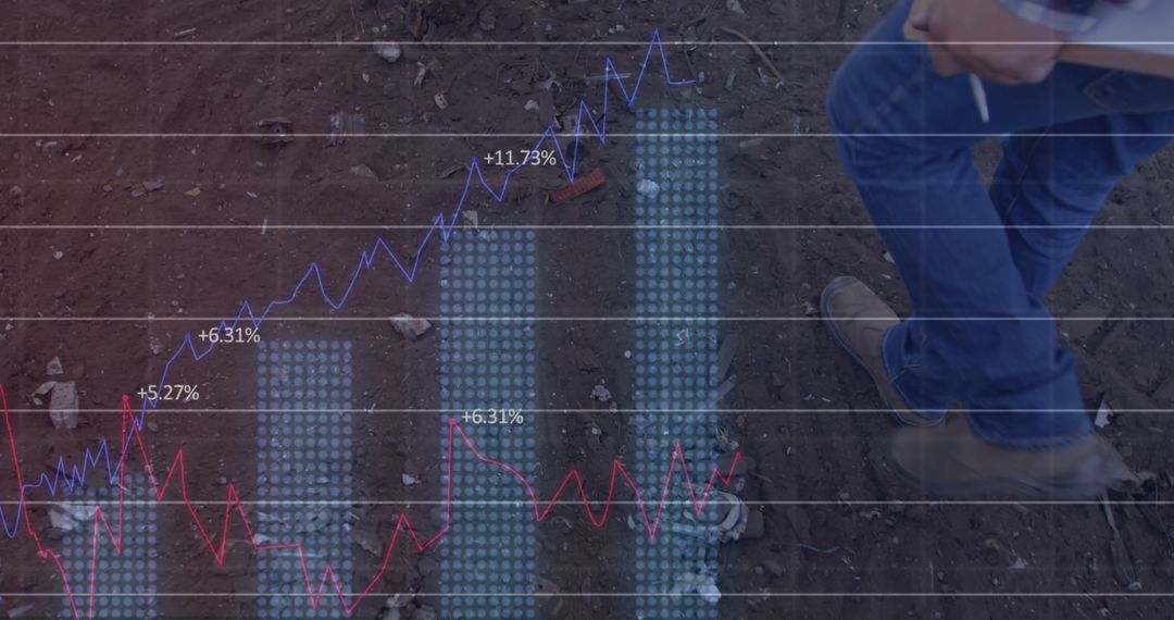 Data Analysis Overlay on Environmental Surveyor at Landfill