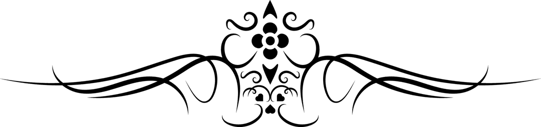 Abstract Transparent Shape Black Silhouette on Clear Background