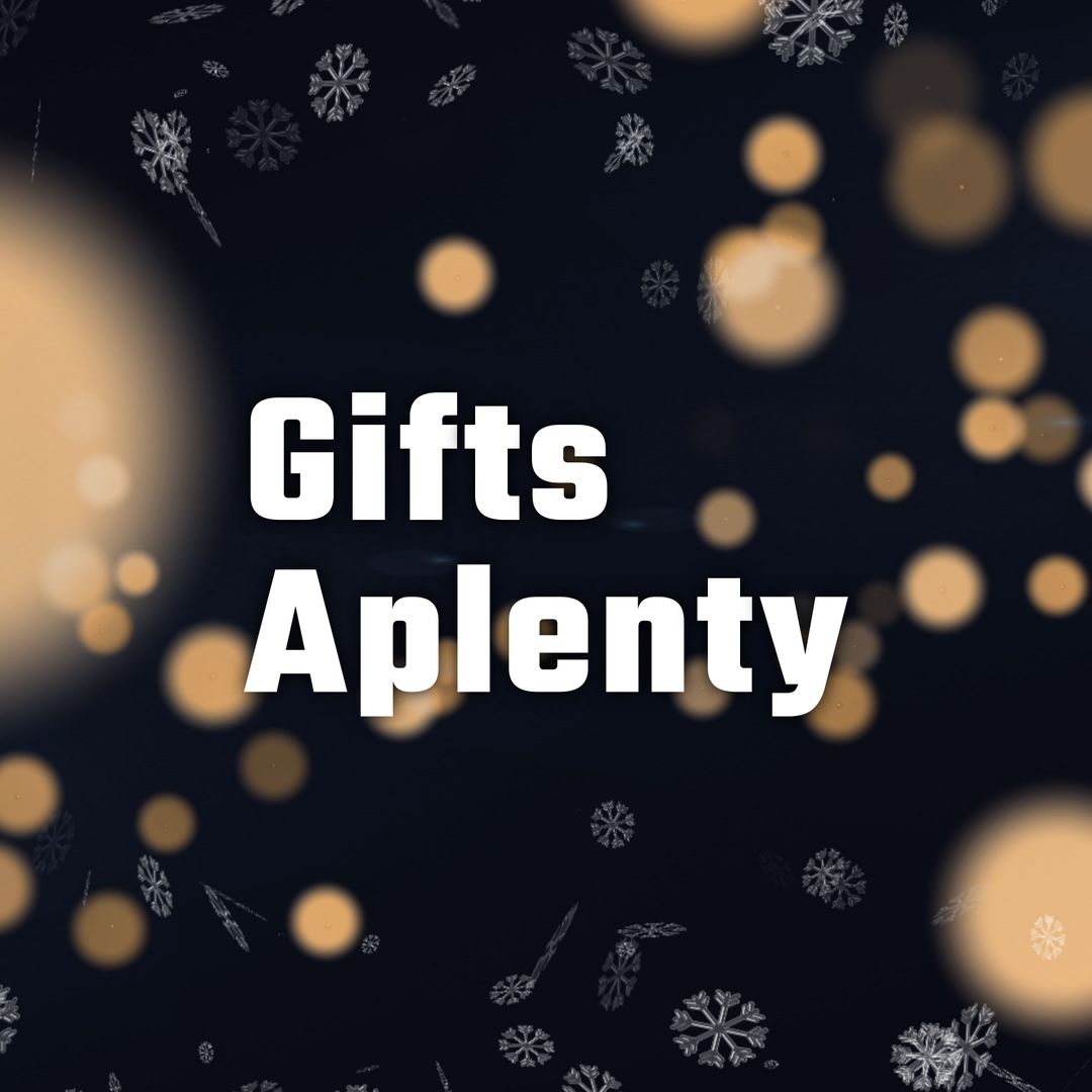 Festive Holiday Theme with Bokeh Lights and Snowflakes