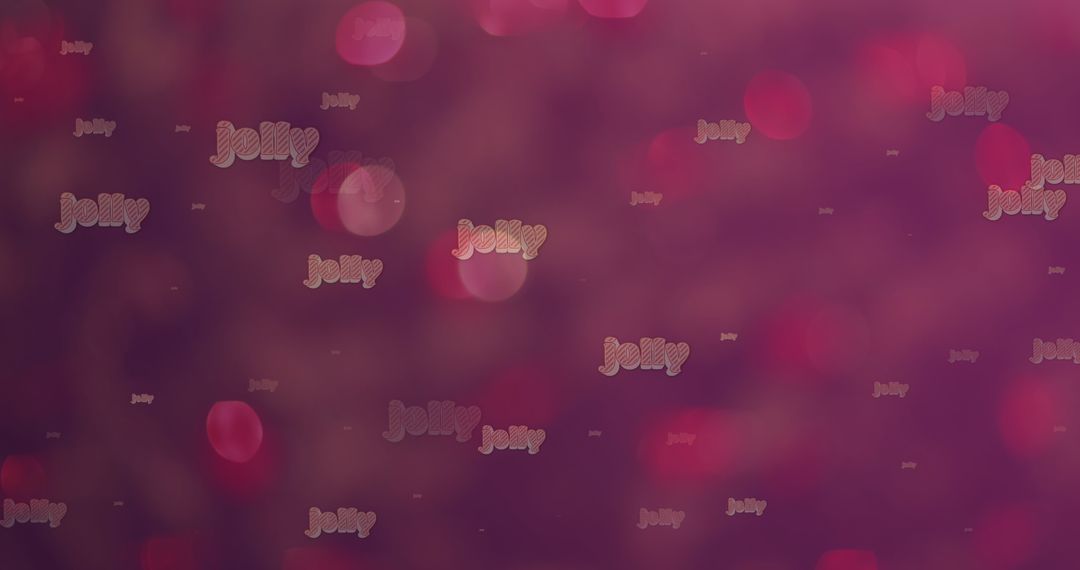 Festive Jolly Text with Colorful Bokeh Lights Background