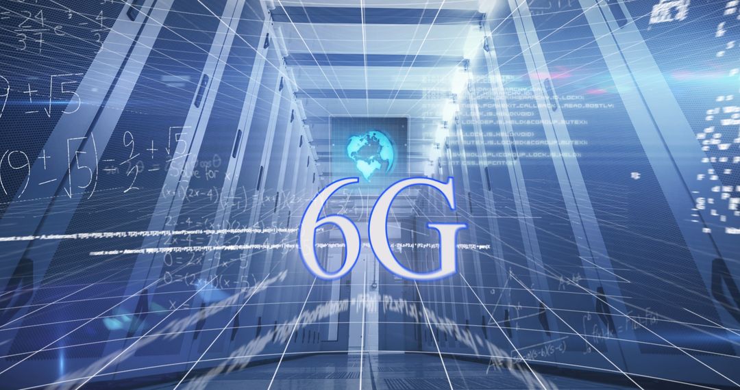 Innovative 6G Network Technology in Server Room