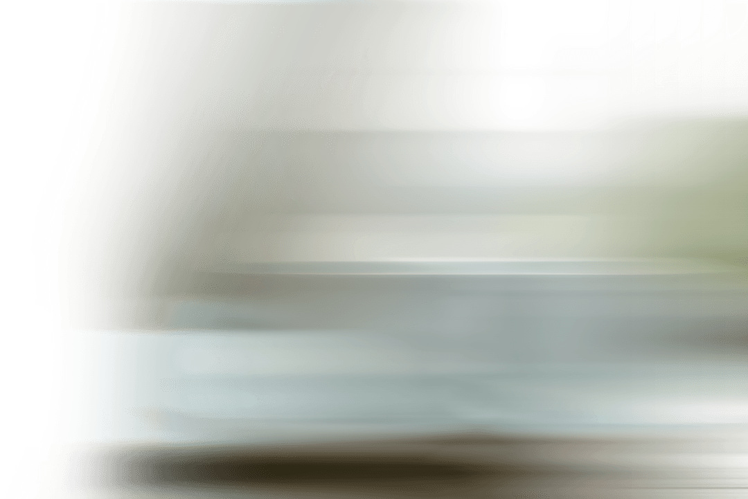 Transparent Blank Card on Abstract Blurred Background