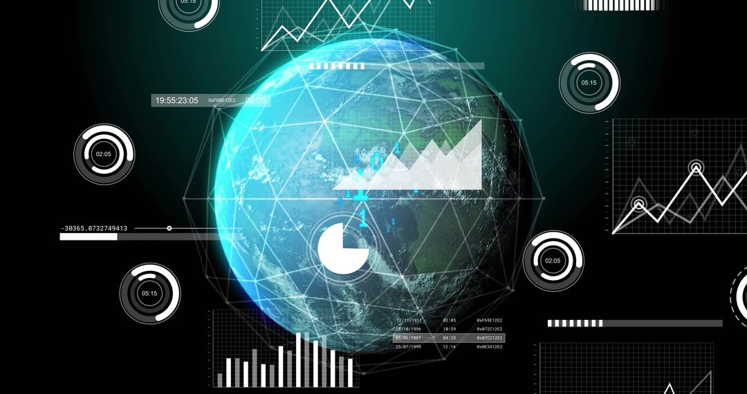 Digital Global Data Visualization with Analytical Diagrams