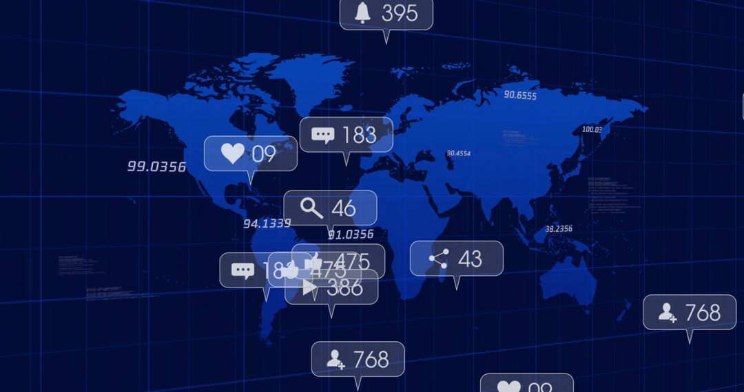 Global Digital Metrics Dashboard with Social Media Integration
