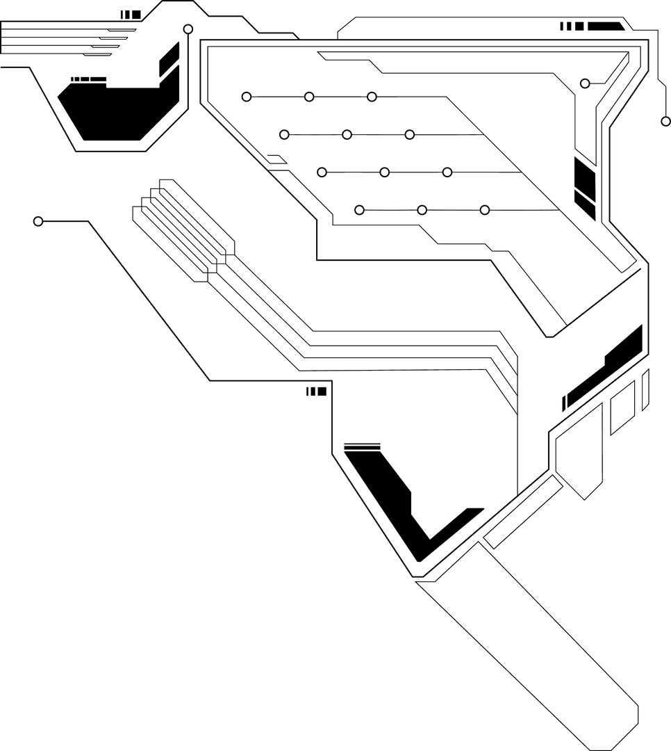 Transparent Abstract Circuit Pattern with Black Traces - Download Free Stock Images Pikwizard.com