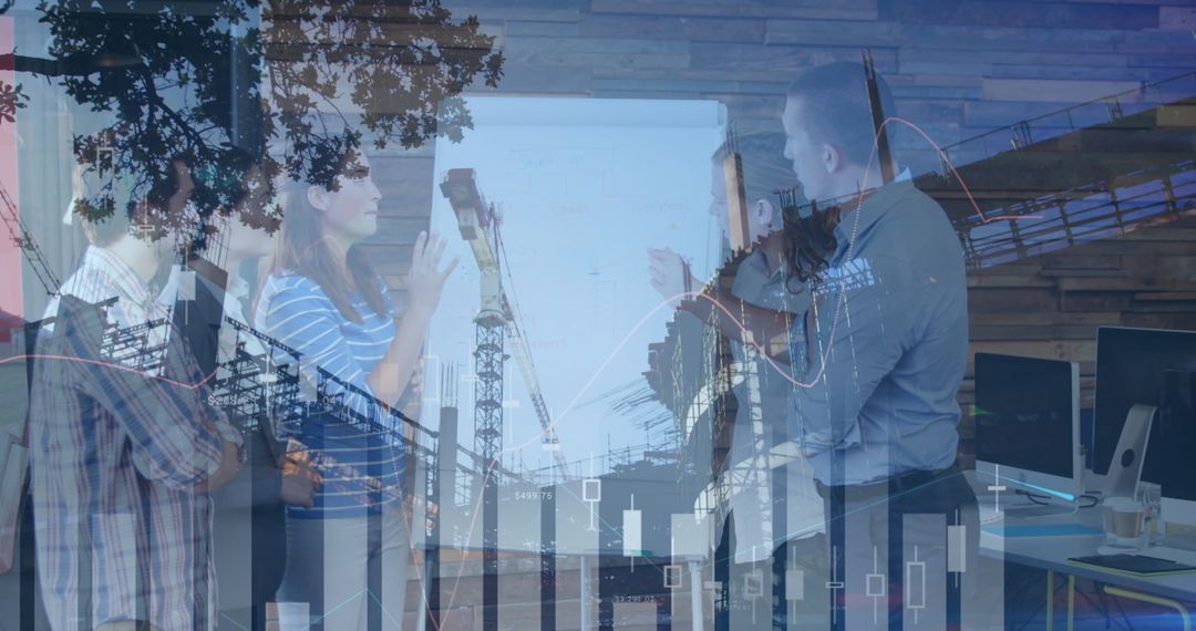 Team Collaboration on Financial Graph Analysis with Urban Backdrop