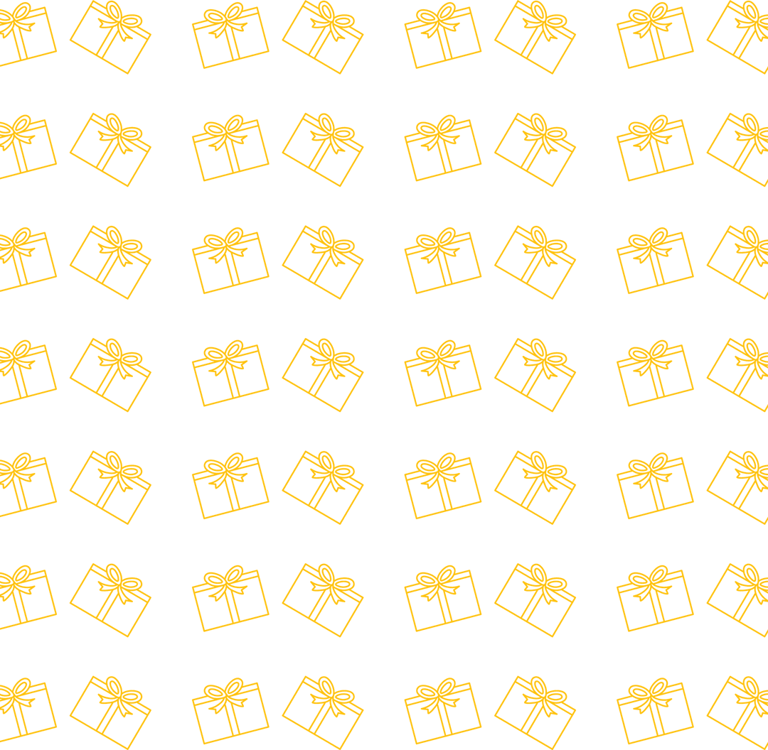 Yellow Gift Boxes Pattern Transparent Background Repeating Design - Download Free Stock Images Pikwizard.com