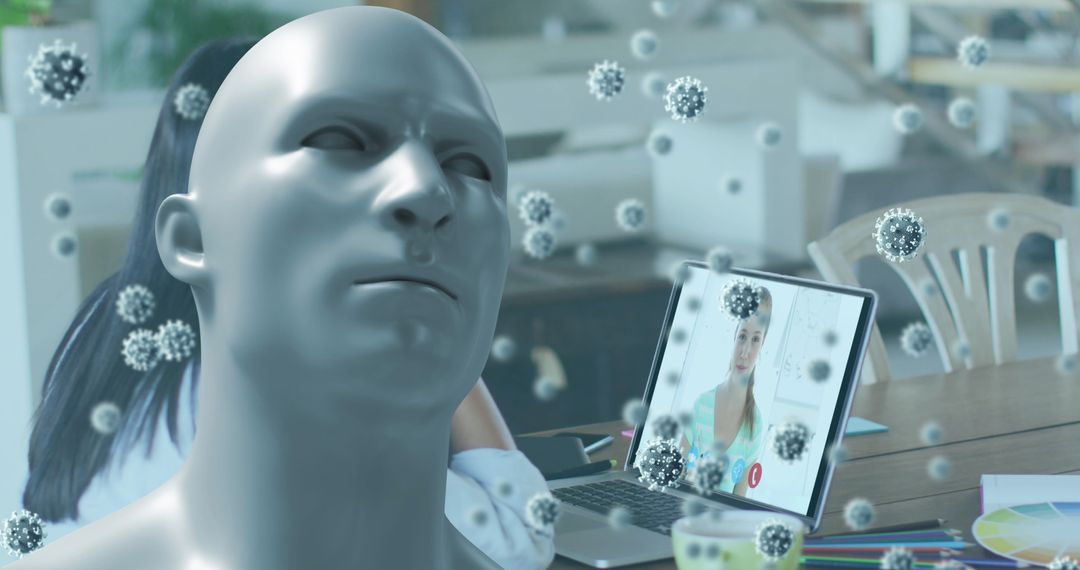 Digital Representation of COVID-19 Infection Concern in Modern Work