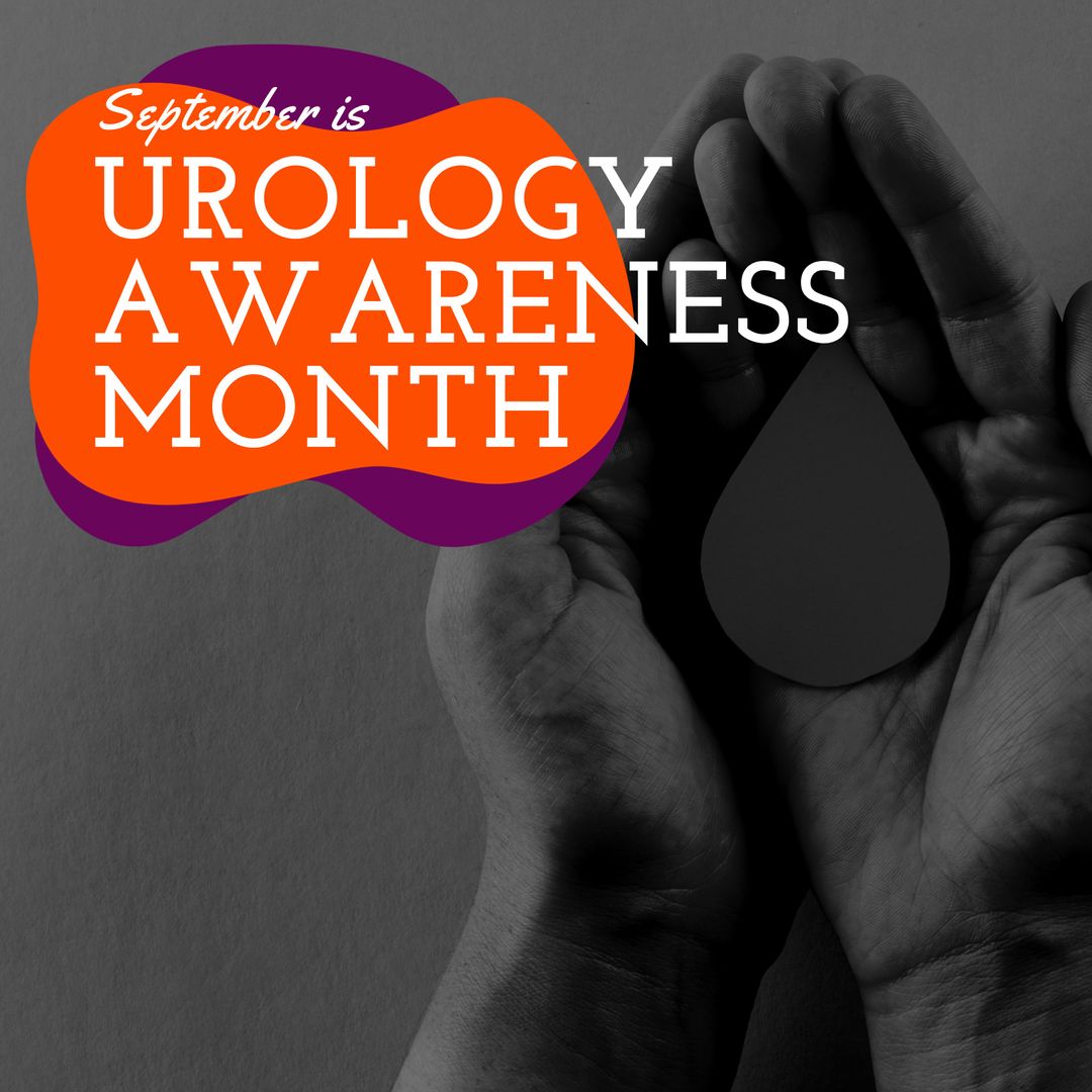 Urology Awareness Month Campaign Poster with Hands