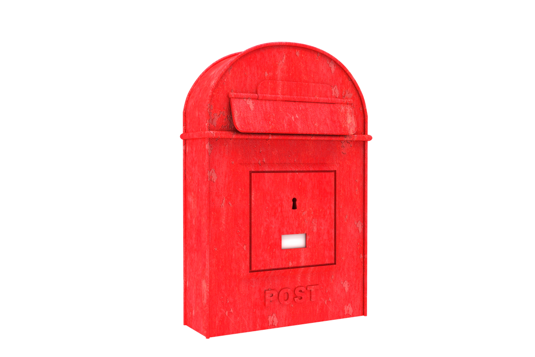 Digital Red Postbox Illustration with Transparent Background - Download Free Stock Images Pikwizard.com