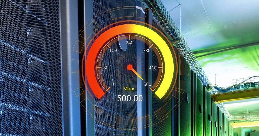 High-Speed Data Connectivity in Modern Server Room